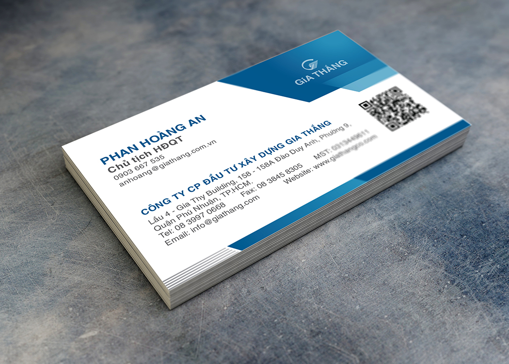 GIA THẮNG - Thiết kế logo và nhận diện thương hiệu công ty xây dựng Gia Thắng